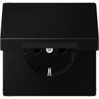 JUNG LS 1520 BFKL SWM Steckdose Typ F Schwarz (LS1520BFKLSWM)