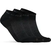 Craft Core Dry Shafless Sock 3-Pack Calze da ciclismo (40-42, nero)