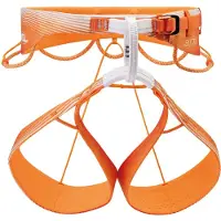 Petzl - Imbrago ad alte prestazioni per alpinismo e arrampicata - Sitta in Pelle - Taglia L - Arancione