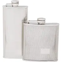 Basic Nature Flask Fiaschetta per liquori (180 ml, grigio)
