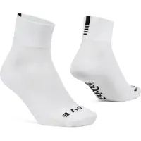 Gripgrab Lightweight SL Short Sock Calze da ciclismo (38-41 - S, bianco)