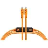 Tether Tools TetherPro Optima 10G USB-C, 15' (4,6 m), arancione diritto