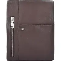 Esquire Sydney Borsa a tracolla Vera Pelle 21 cm marrone