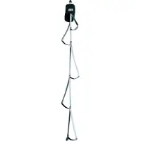 Petzl Gradistep Mono staffa (One Size, grigio/nero)