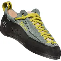 La Sportiva Women's Mythos Eco Scarpette da arrampicata Donna (39, nero/olivia)