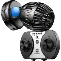 SunSun CW-110 pompa di flusso 500-4000 l/h Pompa per acquari da 10 W con forma d'onda, ciclo d'onda e potenza della pompa regolabili, con modalità giorno e notte