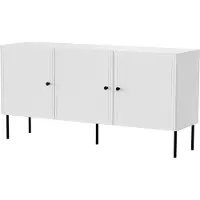 Cama Schermo 3D PALAZZO BIS, dimensioni 151x40x75 cm, colore bianco opaco