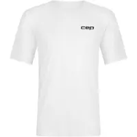 Cep Pro Run Ultralight Shirt Short Sleeve Maglia da corsa Uomo (S, bianco)