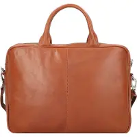 Dermata Valigetta Vera Pelle 39 cm Vano porta PC marrone