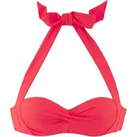LASCANA Top per bikini rosso acceso