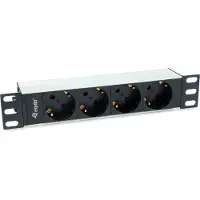 Equip 333311 Steckdosenleiste 10"(1HE)4fach Schuko CEE 1,8m Kabl.si
