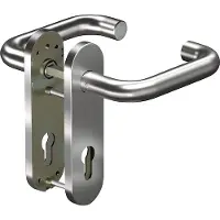 Ogro Set di rosette corte CORE+ 8100 8MM/3020/7051 72MM PZ ER Acciaio inox ER arrotondato Set intercambiabile
