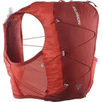 Salomon - Zaino da trail/running - Active Skin 8 Set Red Dahlia/High Risk Red - Taglia XS - rosso