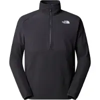 The North Face Glacier Heavyweight 1/2 Zip Pullover in pile Uomo (M, nero/grigio)