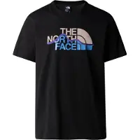 The North Face S/S Mountain Line Tee T-shirt Uomo (S, nero)