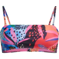 Superdry per donna. W3010398A Top bikini a fascia tropicale multicolore (XS), Beachwear, Polister riciclato, Sostenibile