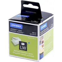 Dymo Etichetta 99010 (S0722370) - Nero su bianco (28 mm x 89 mm) 2 rotoli