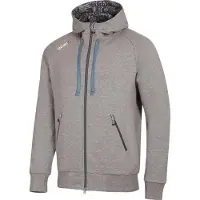 Ocun Hoodie Zipper Felpa con cappuccio Uomo (XL, grigio)