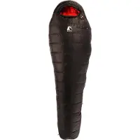 Alvivo Ibex 900 Sacco a pelo in piuma (225 cm, nero/marrone)