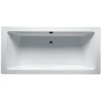 Riho Lusso Baignoires rectangulaires, à encastrer, 2 places, blanc, B016001005, B016001005