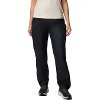 Columbia Women's Pouring Adventure III Pant Pantaloni antipioggia Donna (L - Regular, nero)