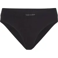 Icebreaker Women's Merino Blend Rib Lotus Hipster Intimo lana merinos Donna (M, nero)