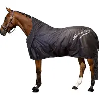 Imperial Riding Coperta da esterno IRHSuper-dry 200 g, colore: nero, taglia: 185