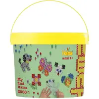 HAMA Beads Gioco Di Costruzione Maxi Beads Bucket 4 Plates