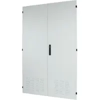 Eaton Porta a tutta larghezza, ventilata, A x L = 2000 x 1200 mm, a due ante, IP42, grigia 172504