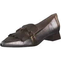 Hispanitas per donna. CHI243573 Scarpe in pelle di Minorca color bronzo (42), 1 a 3 cm, Nessuno, Casual, Da sera