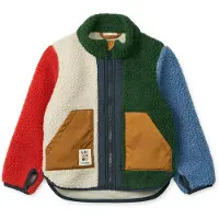 Liewood Kid's Noam Pile Jacket Giacca in pile Bambini (104, verde)