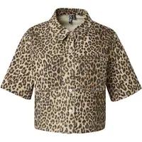 Pieces Camicia A Maniche Corte | Marrone | XS