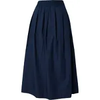 Rich & royal Cotton Midi Skirt Organic Midnight Blue Taglia: 42 | Minigonne Outlet | Donna | Blu