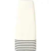 Rich & royal Striped Knit Skirt Pearl White Taglia: S | Minigonne Outlet | Donna | Bianco