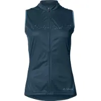 Vaude Women's Posta Full Zip Tricot SL Singlet ciclismo Donna (36, blu)