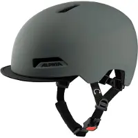 Alpina Brooklyn Casco per bici (57-61 cm, coffee /grigio)