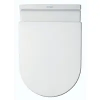 Duravit WC-Sitz Starck 3 Scharniere Edelstahl weiß