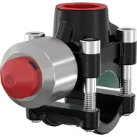 Flamco Raccordo a innesto FL T-plus 3/4 per tubo filettato in acciaio Rp 1/2