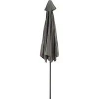 VCM Ombrellone Ø 2,9 m | ombrellone con manovella | inclinabile idrorepellente | protezione UV 50 + | antracite
