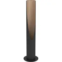 Eglo BARBOTTO Lampada da tavolo Illuminazione da tavolo - H39,5 x Ø6 cm - nero, marrone - 1X4,5W incluso - IP20