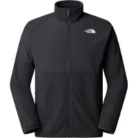 The North Face - Pile con zip - M Glacier Heavyweight Full Zip Asphalt Grey TNF Black per Uomo - Taglia XXL - Grigio