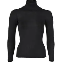 Engel Women's Long-Sleeved Roll Neck Intimo tecnico in seta Donna (34/36, nero)