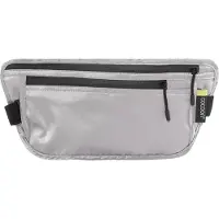 Cocoon Secret Waist Wallet/ Silk Custodie per oggetti di valore (30 x 14 cm, grigio)