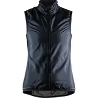 Craft Women's Essence Light Wind Vest Gilet a vento Donna (S, blu/nero)