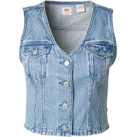 Levi's Bella Denim Corset Taglia: XS | Gilet Outlet | Donna | Blu
