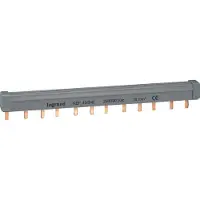 Legrand Barra a pettine con perno 12 HP, 10 mm² - Barra di collegamento di fase 3 poli 10 mm² 214 mm 404942