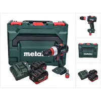 Metabo Trapano avvitatore a batteria BS 18 LT BL Q 18 V 75 Nm Brushless + 2 batterie da 10,0 Ah + caricabatterie + metaBOX