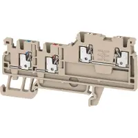 Weidmuller 100 pezzi Morsettiera seriale 1,5qmm - Morsettiera sensore/attuatore 2-p 3,5 mm AIO21 1.5 SI