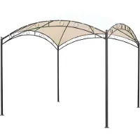 Garden Pleasure 504896 Pavillon Hudson quadratisch beige