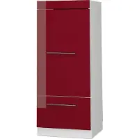 Vicco Mobile cucina dispensa Fame-Line Bordeaux lucido/Bianco 60 cm, Model 38529